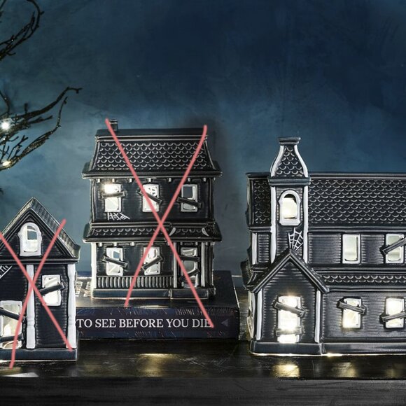 Pottery Barn Haunted House - Ceramic - Large - Picture 3 of 3